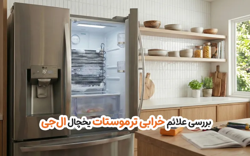 بررسی علائم خرابی ترموستات یخچال ال جی