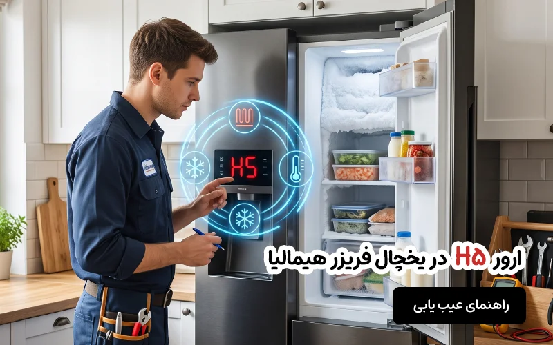 ارور h5 یخچال هیمالیا